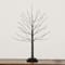 2ft. Pre-Lit Artificial Halloween Black Twig Tree with 210 Warm White Fairy Copper Wire LED Lights
